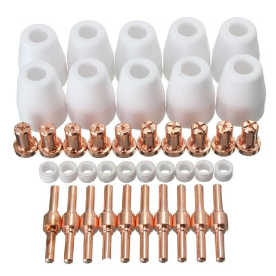 

40Pcs Air Plasma Cutter Consumables Extend Fit for PT-31 LG-40 Torch CUT-40 50