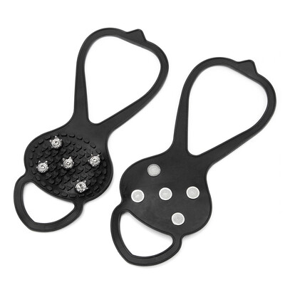 

Snow Shoes Spike Ice Traction Cleats Anti-slip 5-teeth Crampons Outdoor Skiing Climbing Snow Shoes Ice Grippers