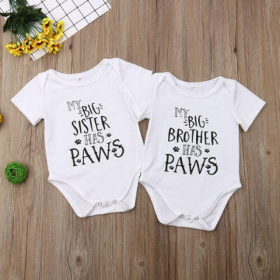 

Newborn Toddler Baby Boy Girl Unisex Romper Bodysuit Jumpsuit Clothes Outfits