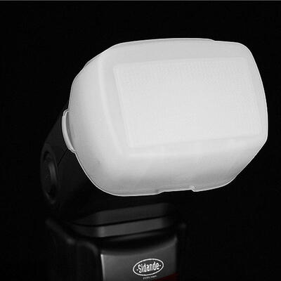 

Bounce Dome Flashlight Lens Hood for Nikon Speedlite SB900 Canon 580 Flashgun