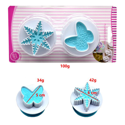 

2PcsSet Mini Maple Plum Shape Fondant Cake Mold Spring Embossing Mold Biscuit Cookies Cutter Diy Cake Decorating Tools