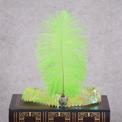 

Multicolor Optional Fashion Flapper Feather Headdress Sequins Headband For Party Wedding