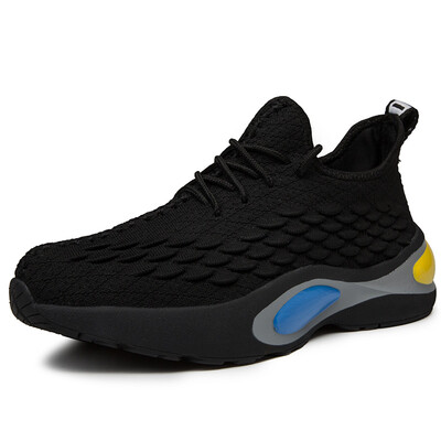 

2019 Hot Sale Brand Designer Flyknit Men Sneakers Fashion Breathable Air Cushion Sneakers Men Casual Shoes Zapatos De Hombre