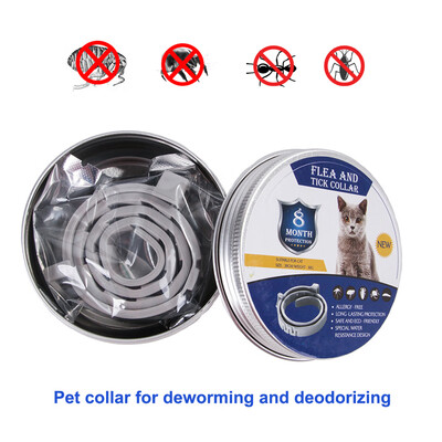 

Deworming Collar Anti-Insect Guard Flea&Tick Collar Pet Collars for Dogs Cats Pets Deworming Supplies