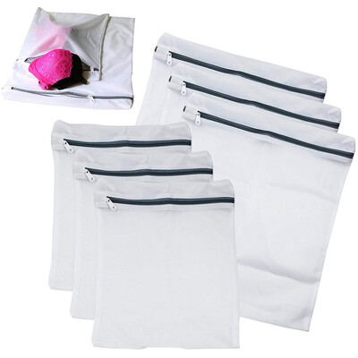 

Siaonvr 6 Pack Laundry Mesh Net Washing Bag Clothes bra Sox Lingerie Socks Underwear