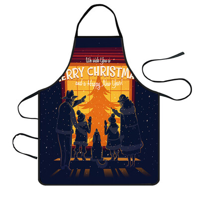 

Siaonvr Christmas Decoration Waterproof Apron Kitchen Aprons Dinner Party Apron