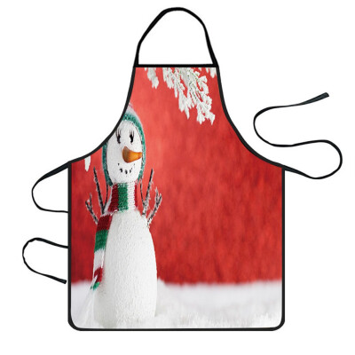 

Siaonvr Christmas Decoration Waterproof Apron Kitchen Aprons Dinner Party Apron