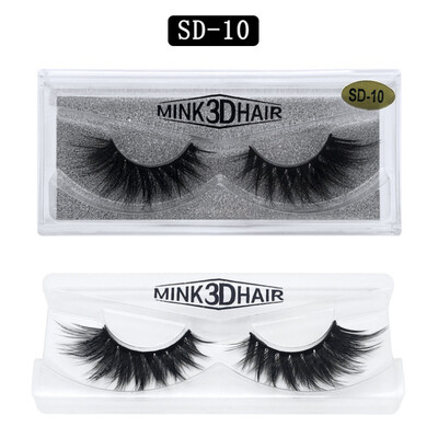 

Fake Lashes 1Pair 3D Mink Eyelashes Luxury HandMade Long Lasting Volume Lash Extension Reusable False Eyelashes
