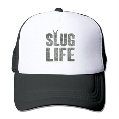 

SHINENGST Slug Life Thug Life Mesh Trucker CapsHats Adjustable For Unisex Black