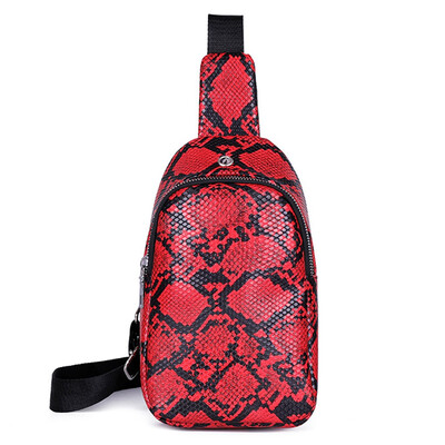 

Tailored Fashion Women Outdoor Serpentine Zipper Messenger Bag Sports Chest Bag Waist Bag