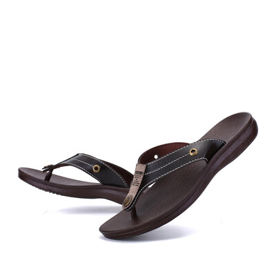 

Rose Fashion Mens Casual Flats Platform Flip Flops Antiskid Men Slippers Beach Shoes
