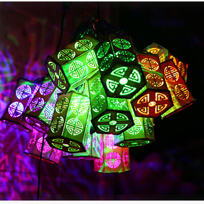 

〖Follure〗Fairy String Light 10 LED Wooden Cabin Holiday Party Lantern Lamp Decor Kit
