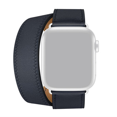 

〖Follure〗Double Leather Wristband Bracelet Replacement Strap For Apple Watch 1234 3840mm
