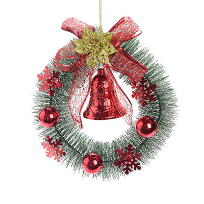 

〖Follure〗Christmas Tree Decoration Small Wreath Ornament Home Decor Holiday Gift Pendant