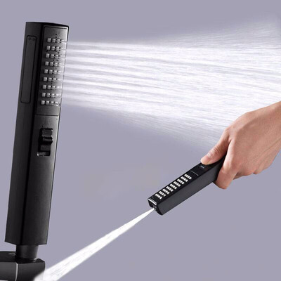 

2 In 1 Shower Head Hand Hold Multi-Functions Rinse Spray ABS Plastic Water Saving Car Wash Switch Bar Shape Shower Head