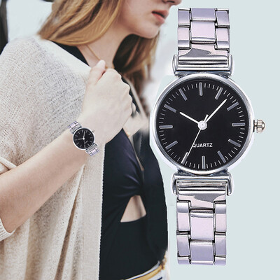 

RM Women Alloy Steel Belt Casual Watch Geneva Simple Steel Belt Watch
