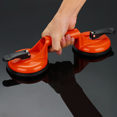 

Siaonvr 1 Pc Aluminum Suction Cup Lifter Vacuum Lifter 105kg With 2 Suction Cups
