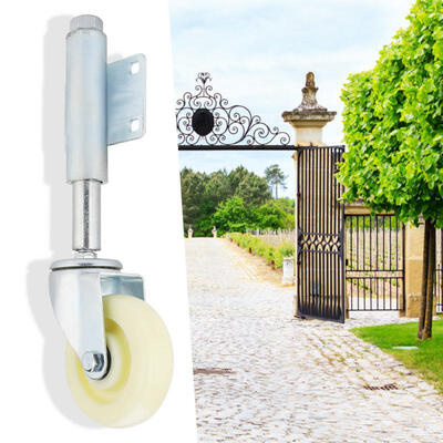 

Greensen 4" Nylon Gate Wheel Spring Loaded Swivel Caster Heavy Duty 440lbs Load Capacity