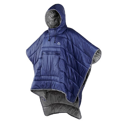 

Water-resistant Sleeping Bag Cloak Winter Camping Honcho Poncho Lazy Quilt Lounge Blanket Warm Jacket for Men Women