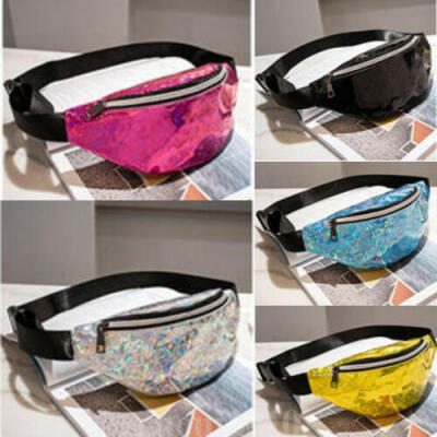 

Fashion Waist Fanny Pack Women PU Leather Belt Zipper Waist Bag Chest Tote Purse