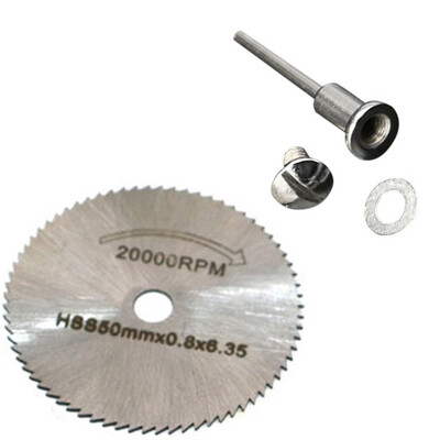 

Siaonvr HSS Circular Wood Cutting Saw Blade Discs Mandrel Drill For Rotary Tool