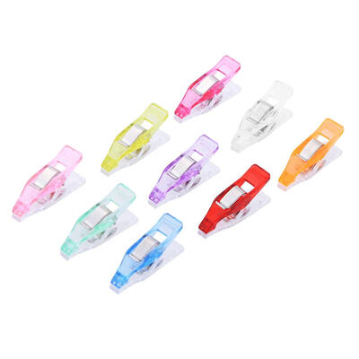 

20pcs Multicolor Axe Plastic Clip Replace Pin for Student Office Sewing DIY