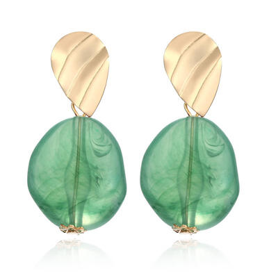 

Korean Trendy Earrings Geometric Irregular Transparent Acrylic Drop Earrings For Women Statement Earings Fashion Jewelry 2019