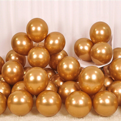 

New Hot 50pcspack Colourful Latex Helium Balloons Pearl Crystal Metallic Balloon Party Decoration Balloons 12 Inch