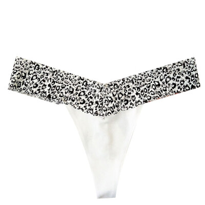 

Toponeto Women Sexy Lace Briefs Leopard Print Thongs G-string Lingerie Underwear