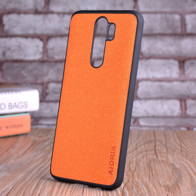 

Case for xiaomi redmi note 8 pro coque Luxury textile Leather skin soft TPU hard PC phone cover for redmi note 8 case funda capa