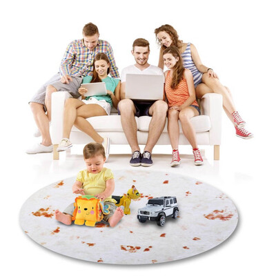 

Siaonvr Comfort Food Creations Burrito Wrap Blanket Perfectly Round Tortilla Throw