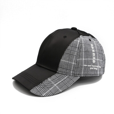 

Hat lady color plaid baseball cap Korean version of the tide casual hundred with a cap outdoor sports sun shade hat