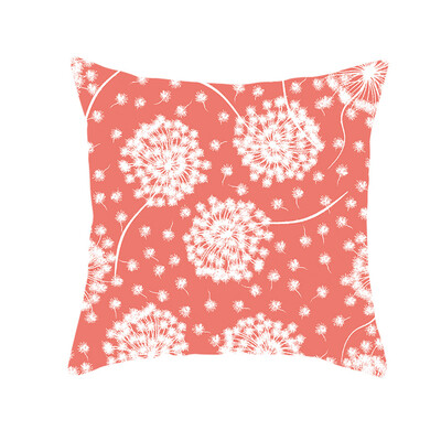 

〖Follure〗Living Coral Polyester Pillow Case Sofa Car Waist Throw Cushion Cover Home Decor