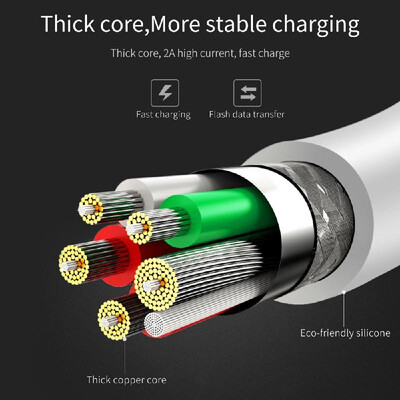 

hoco X25 Micro USB Cable for Samsung Xiaomi Tablet 5V2A Fast Charge Data Sync Cable Eco-friendly Silicone USB Charging Cord