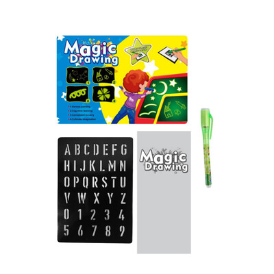 

LED Luminous Drawing Board Graffiti Doodle Painting Tablet Magic with Light Fun Fluorescent Pen Educational Toy Gift for Kids