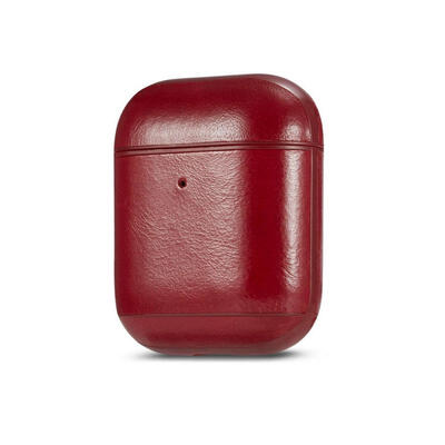 

Protective Leather Cover For AirPods 2 Charging Case Scratch-proof Shock-proof LED Visible One-piece Case Skin