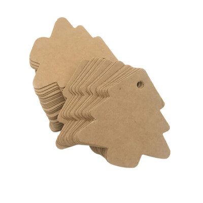 

Tailored 50Pcs Kraft Paper Wedding Hang Tag Gift Tags Lace Scallop Head Label
