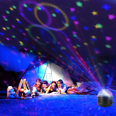 

〖Follure〗Remote Control Crystal Magic Ball 10W 6 LED Stage Light Party Disco DJ Club KTV