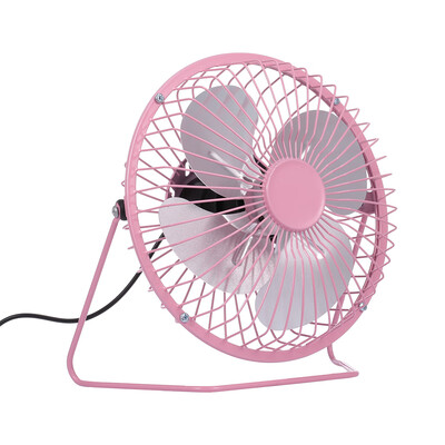 

USB Mini Fan Desktop Cooler Fan Quiet Fan Metal Fan for Office&Home Use Black