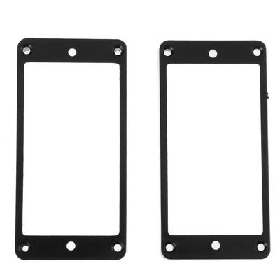 

2pcs Guitar Curved Plastic Humbucker Pickups Frames Holder Mounting Rings