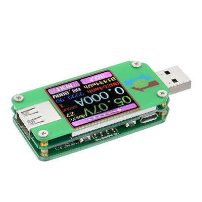 

USB20 Tester Voltage Current BT Battery Power Charger Voltmeter Ammeter Multimeter Tester 144Inch Color LCD Display Screen Resis