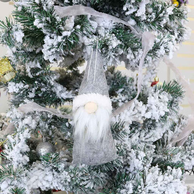 

Toponeto Christmas Ornaments Gift Santa Claus Snowman Tree Toy Doll Hang Decorations