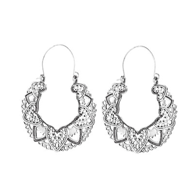 

1Pairs Fashion Women Vintage Geometric Openwork Totem Earrings Jewelry