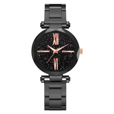 

Minimalism Women Watches Luxury Ladies Quartz Wristwatch Alloy Strap Starry Sky Dial Clock Fashion Gift Zegarki Damskie