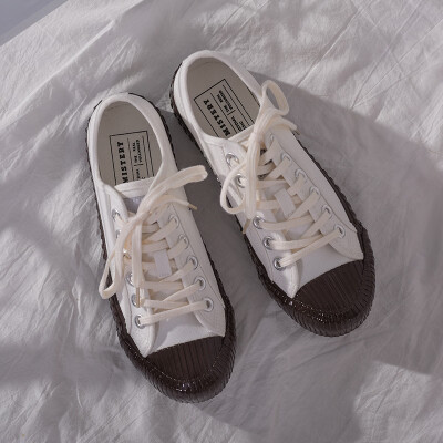 

Siyi Mistery new canvas shoes female retro Harajuku board shoes tide Korea ulzzang biscuit shoes women