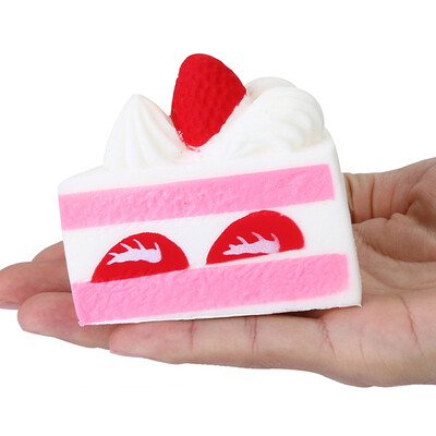 

Tailored Strawberry Cake Scented Squishies Slow Rising Kids Toy Stress Relief Toys Charm