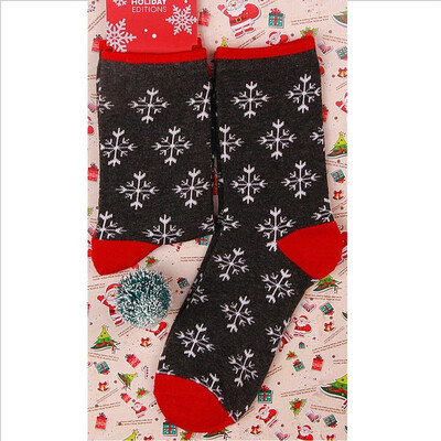

Women Girl Cotton Socks Christmas Santa Claus Gift Kids Unisex Xmas Funny Socks