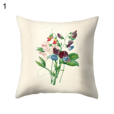

Fresh Flower Leaf Pillow Case Cushion Cover Sofa Bed Car Cafe Office Decoration