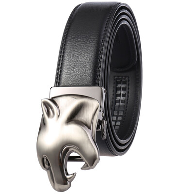 

Men Luxury Automatic Buckle Belts Cinturon Mujer Black Leopard Belt Strap Waist Belts Jeans Pants designer belts high quality