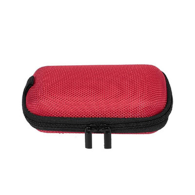 

Carrying Case with Mesh Bag Waterproof Shockproof Storage Bag Hold USB CablePower AdpaterU DiskEarphone Red
